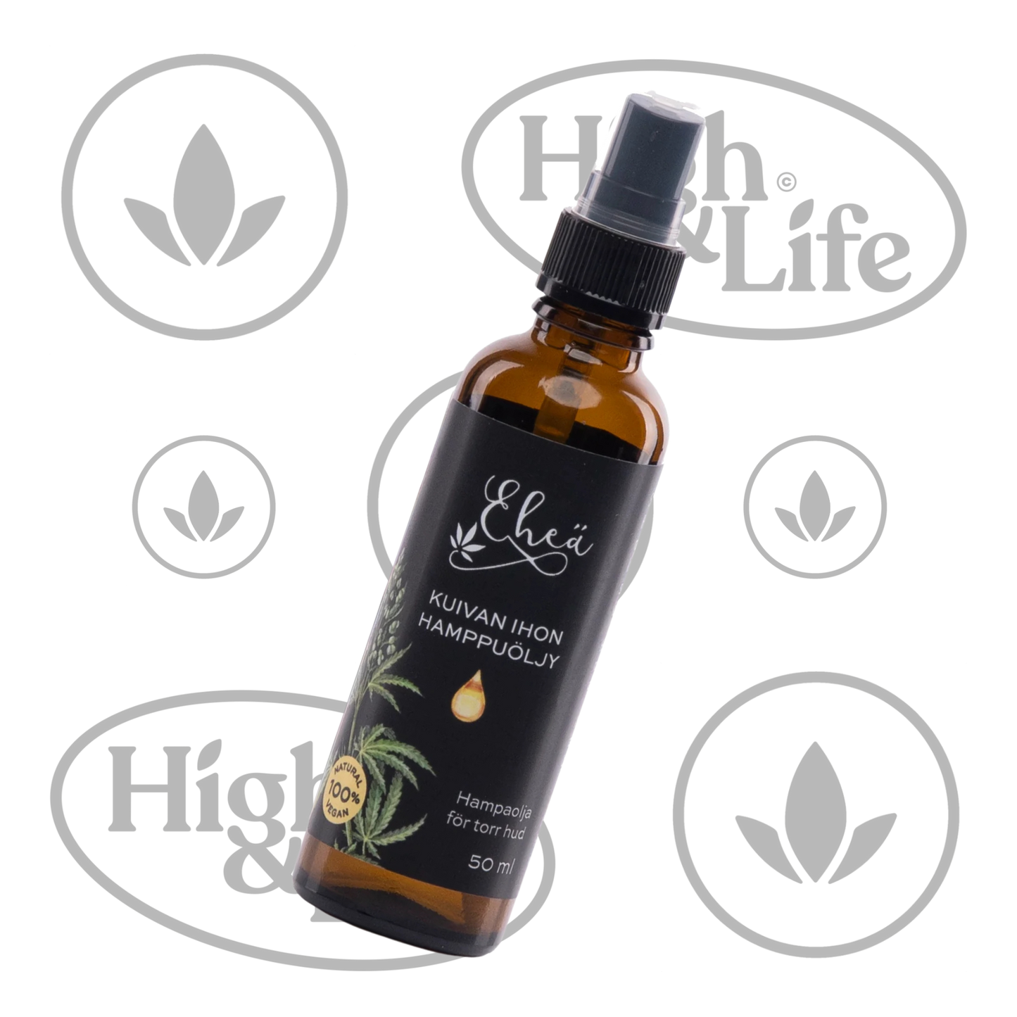 Osta Eheä kuivan ihon hamppuöljy High & Life Storesta