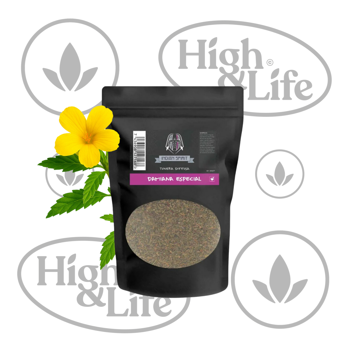 Osta Damiana (Turnera Diffusa) etnobotaaniset yrtit High & Life Storesta