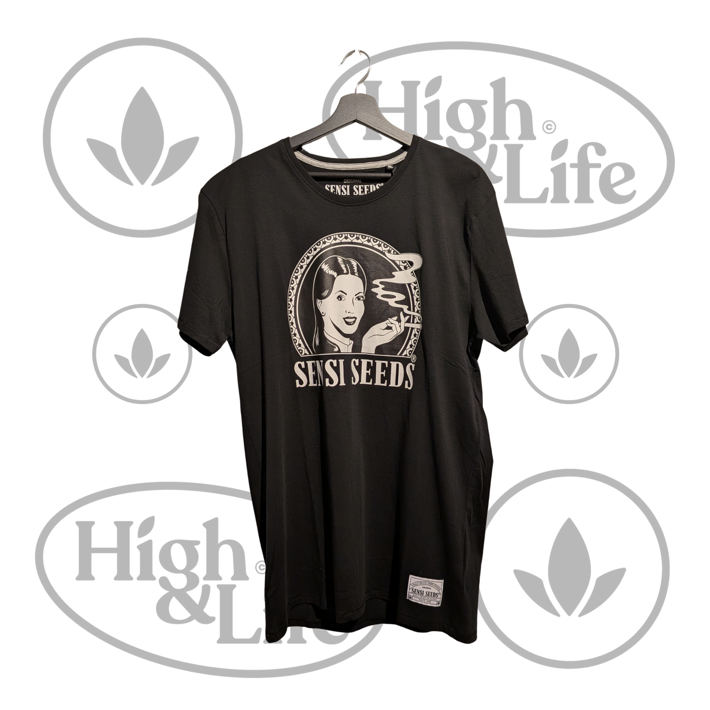 Osta Sensi Seeds t-paita (musta) High & Life Storesta