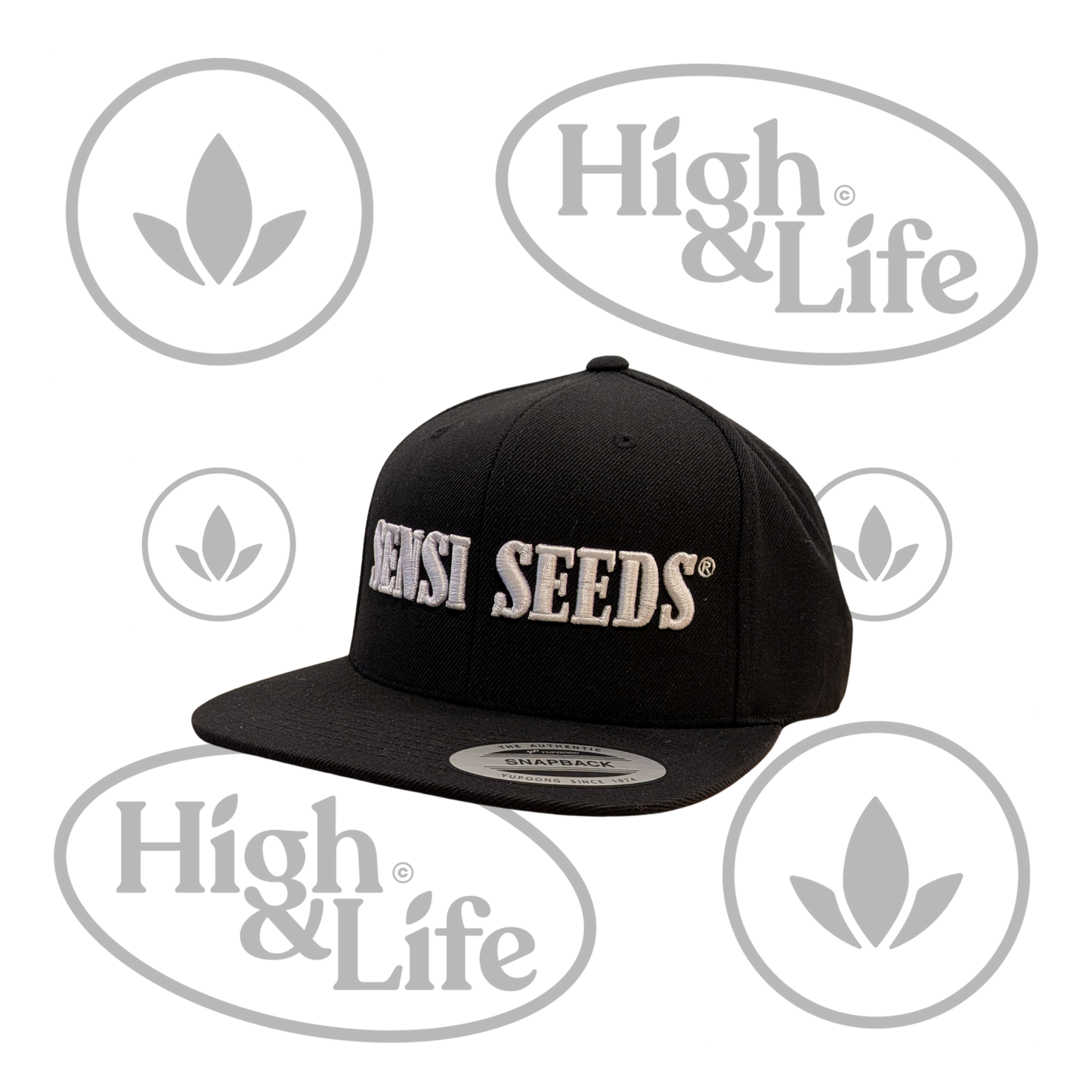 Osta Sensi Seeds lippalakki (musta) High & Life Storesta