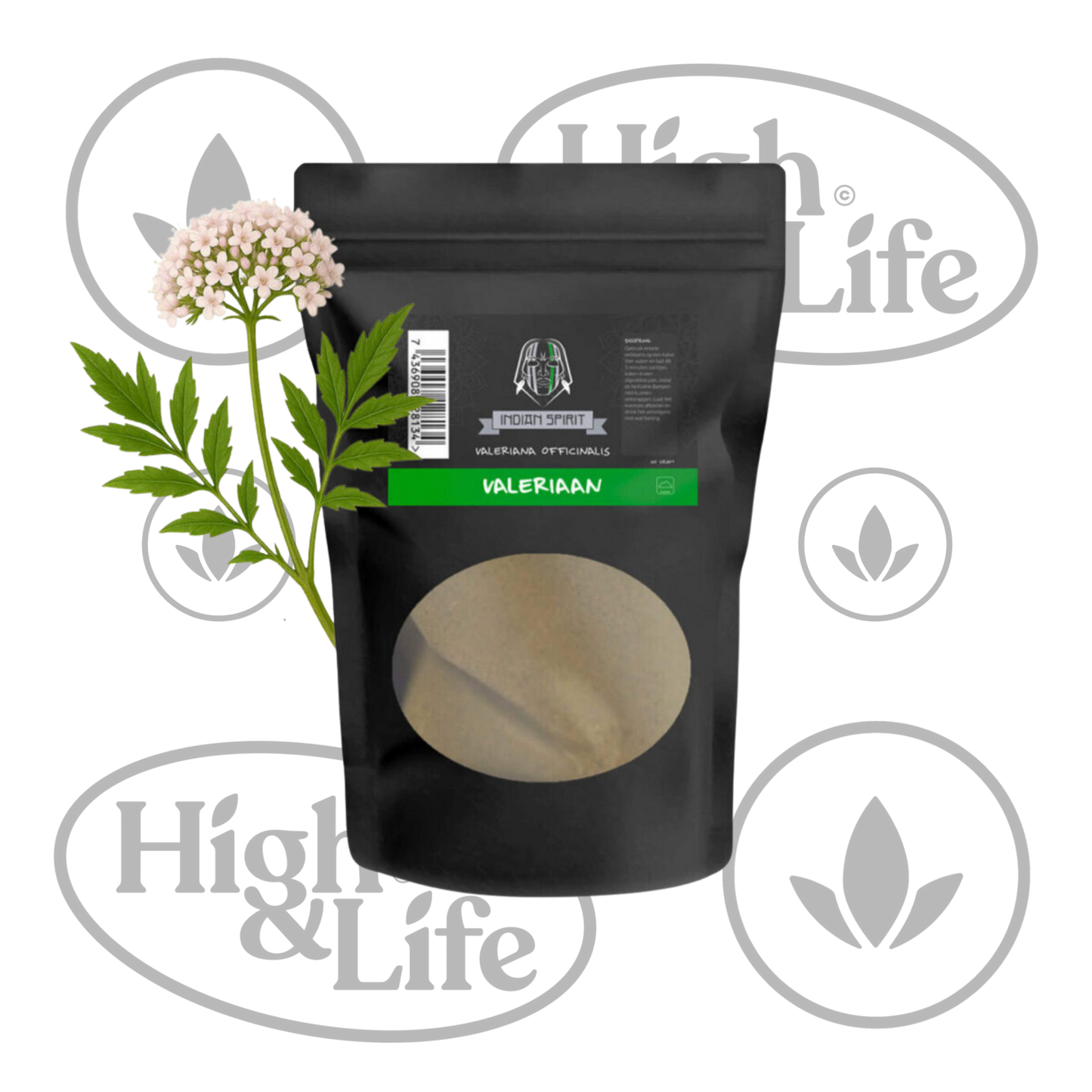 Osta Valeriaan Powder (Valeriana officinalis) etnobotaaniset yrtit High & Life Storesta