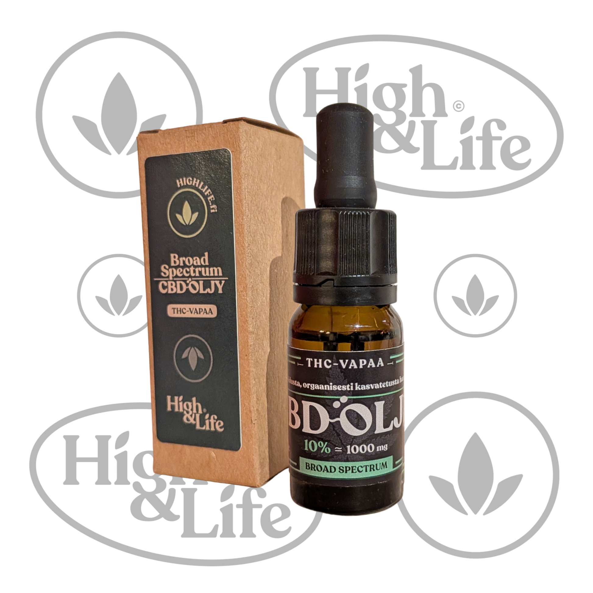 Osta Broad Spectrum CBD-öljy (10%) High & Life Storesta