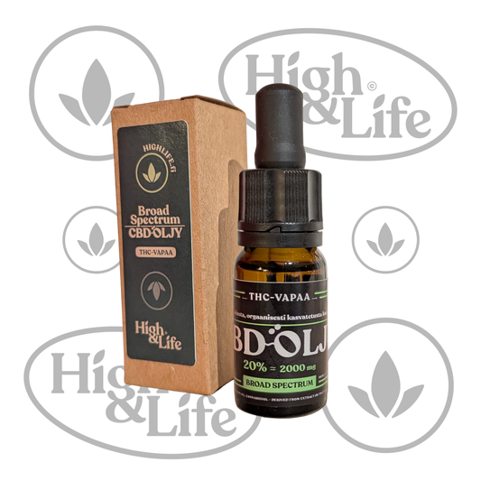 Osta Broad Spectrum CBD-öljy (20%) High & Life Storesta