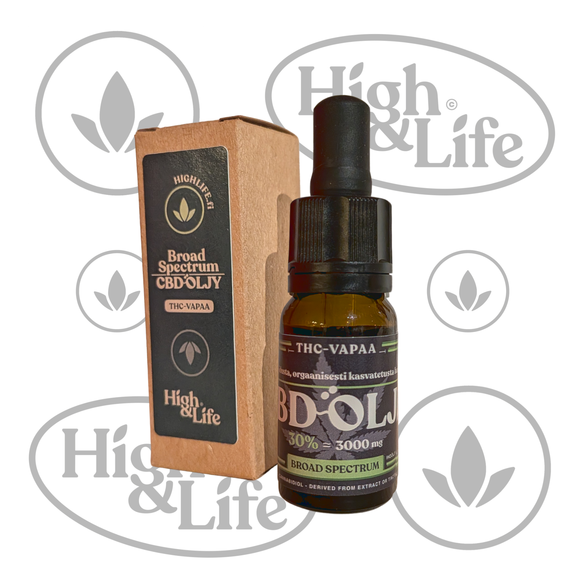 Osta Broad Spectrum CBD-öljy (30%) High & Life Storesta