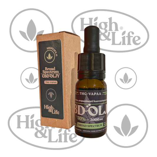 Osta Broad Spectrum CBD-öljy (30%) High & Life Storesta