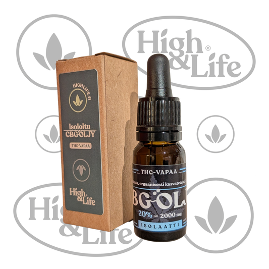 Osta Isolaatti CBG-öljy (20%) High & Life Storesta