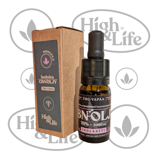 Osta Isolaatti CBN-öljy (20%) High & Life Storesta