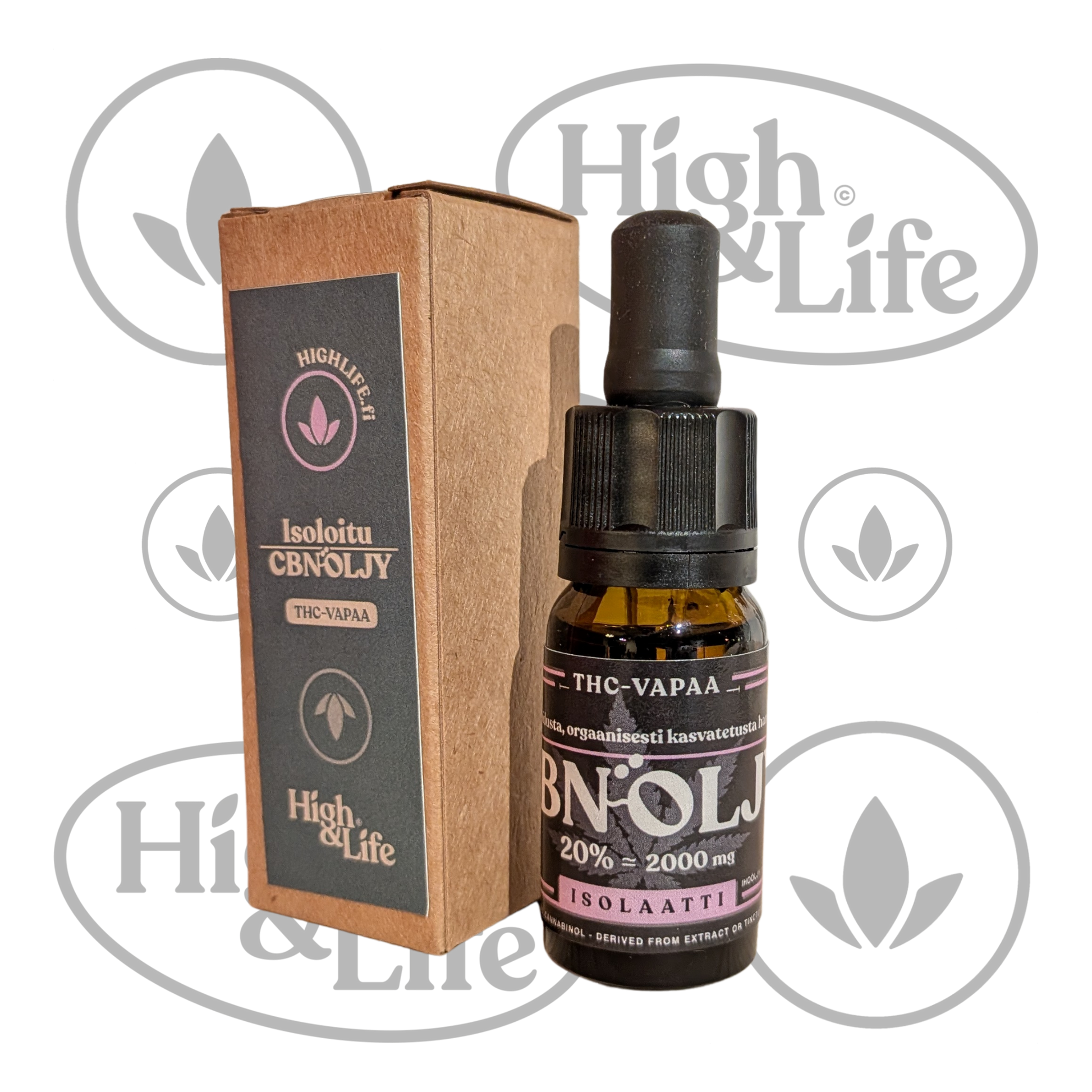 Osta Isolaatti CBN-öljy (20%) High & Life Storesta