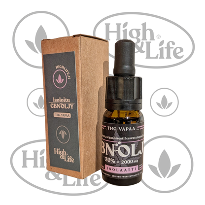 Osta Isolaatti CBN-öljy (20%) High & Life Storesta