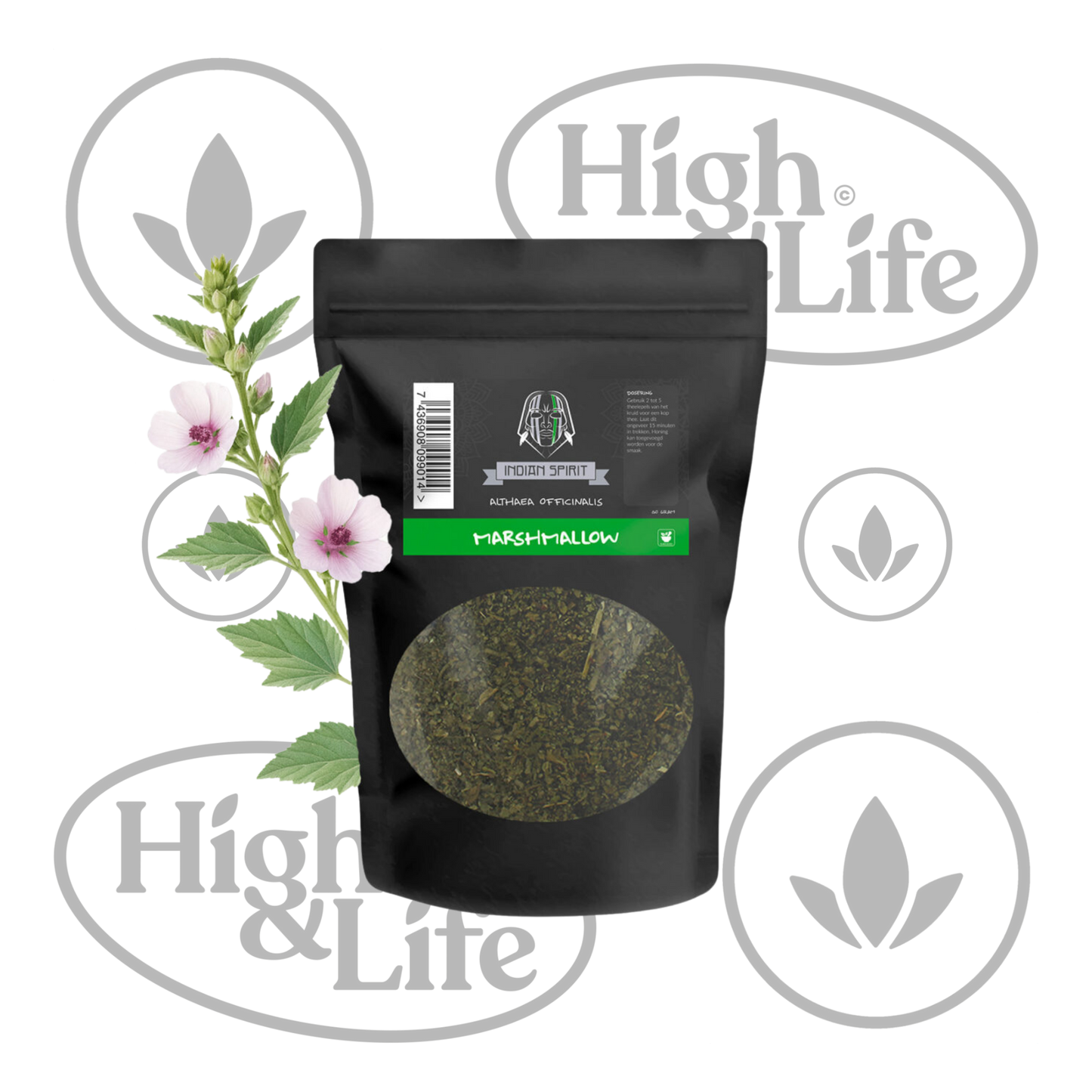 Osta Marshmallow (Althaea officinalis) etnobotaaniset yrtit High & Life Storesta