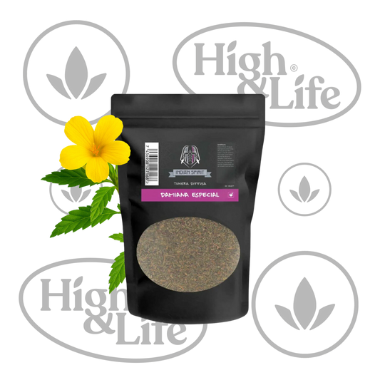 Osta Damiana (Turnera Diffusa) etnobotaaniset yrtit High & Life Storesta