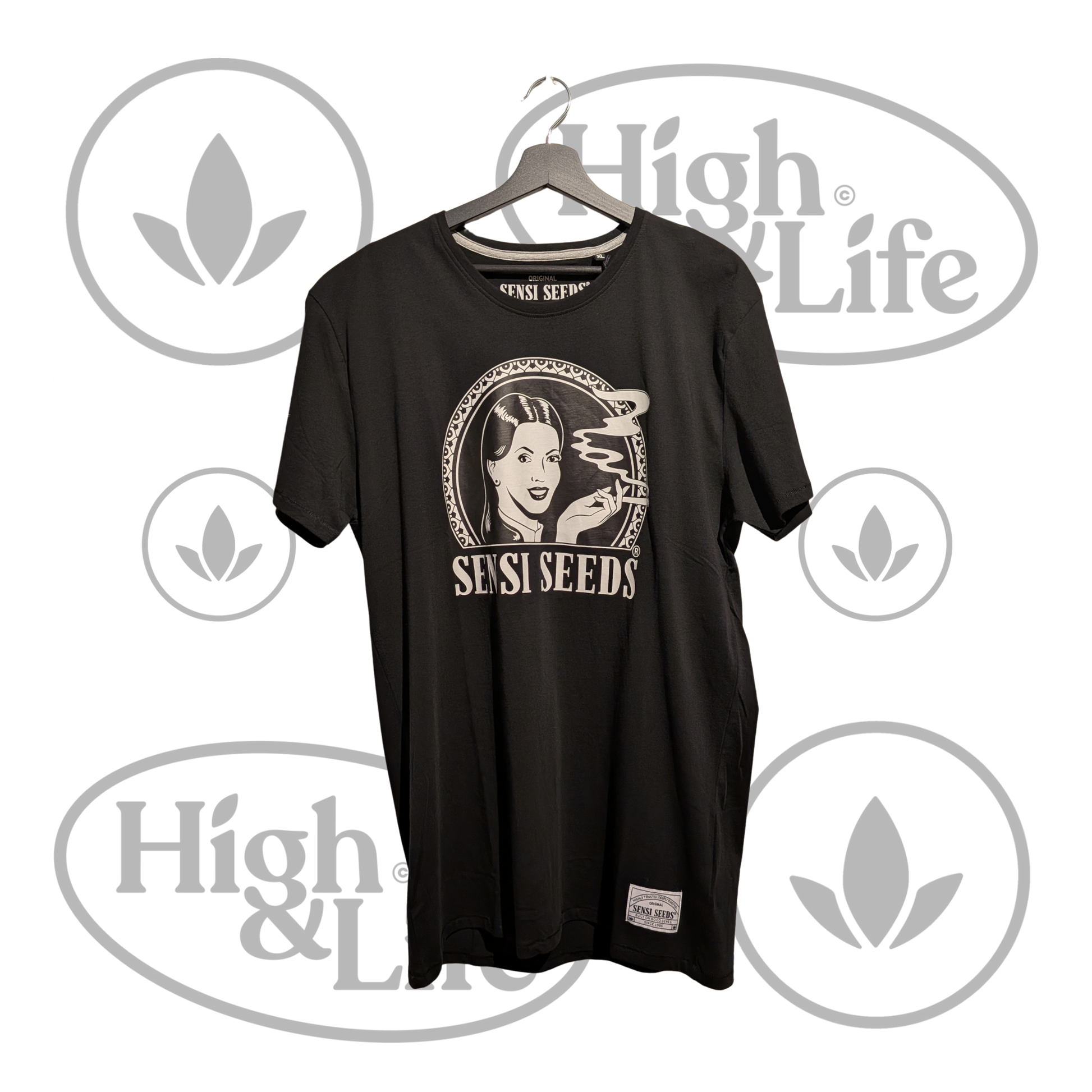 Osta Sensi Seeds t-paita (musta) High & Life Storesta