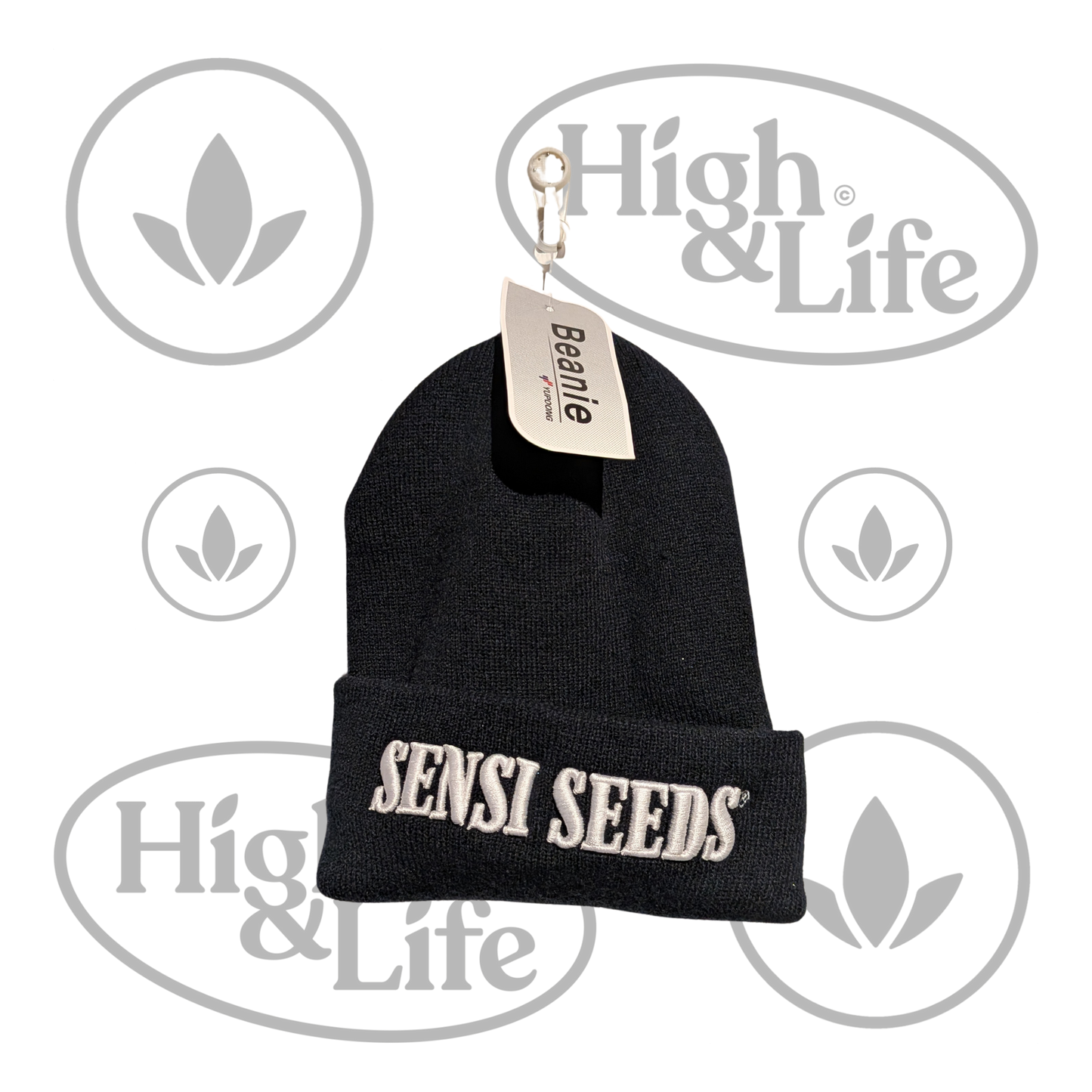 Osta Sensi Seeds pipo (teksti) (musta) High & Life Storesta