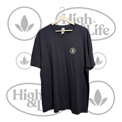 Osta “Weed Is No Joke” T-paita (tummansininen) High & Life Storesta