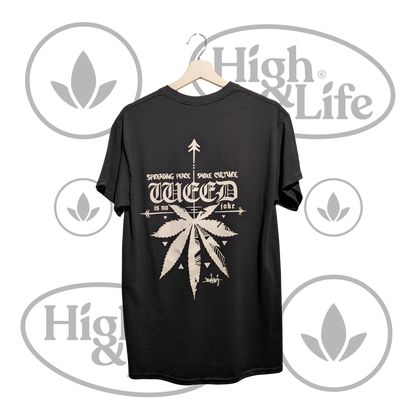 Osta “Weed Is No Joke” T-paita (musta) High & Life Storesta