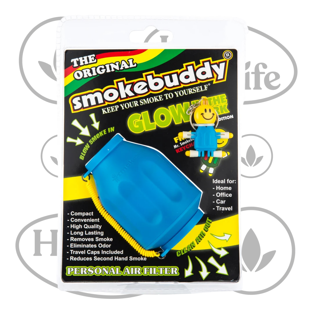 Osta Smokebuddy aktiivihiilisuodatin (Glow Blue) High & Life Storesta