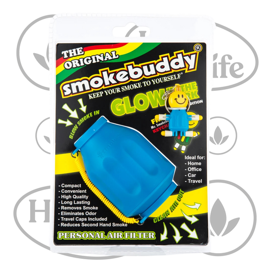 Osta Smokebuddy aktiivihiilisuodatin (Glow Blue) High & Life Storesta