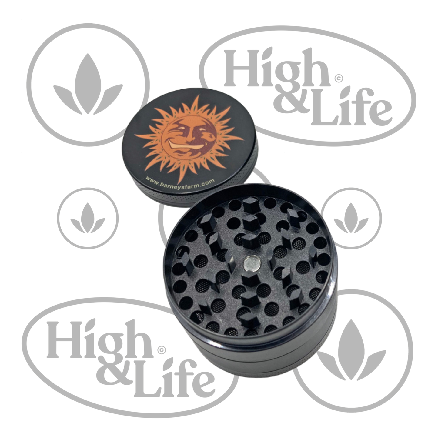 Osta BF 4-osainen metallinen grinderi 50 mm High & Life Storesta