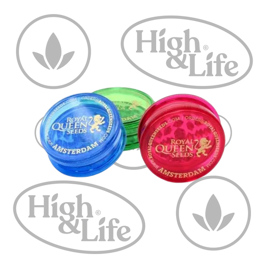 Osta Royal Queen Seeds -muovigrinderi High & Life Storesta