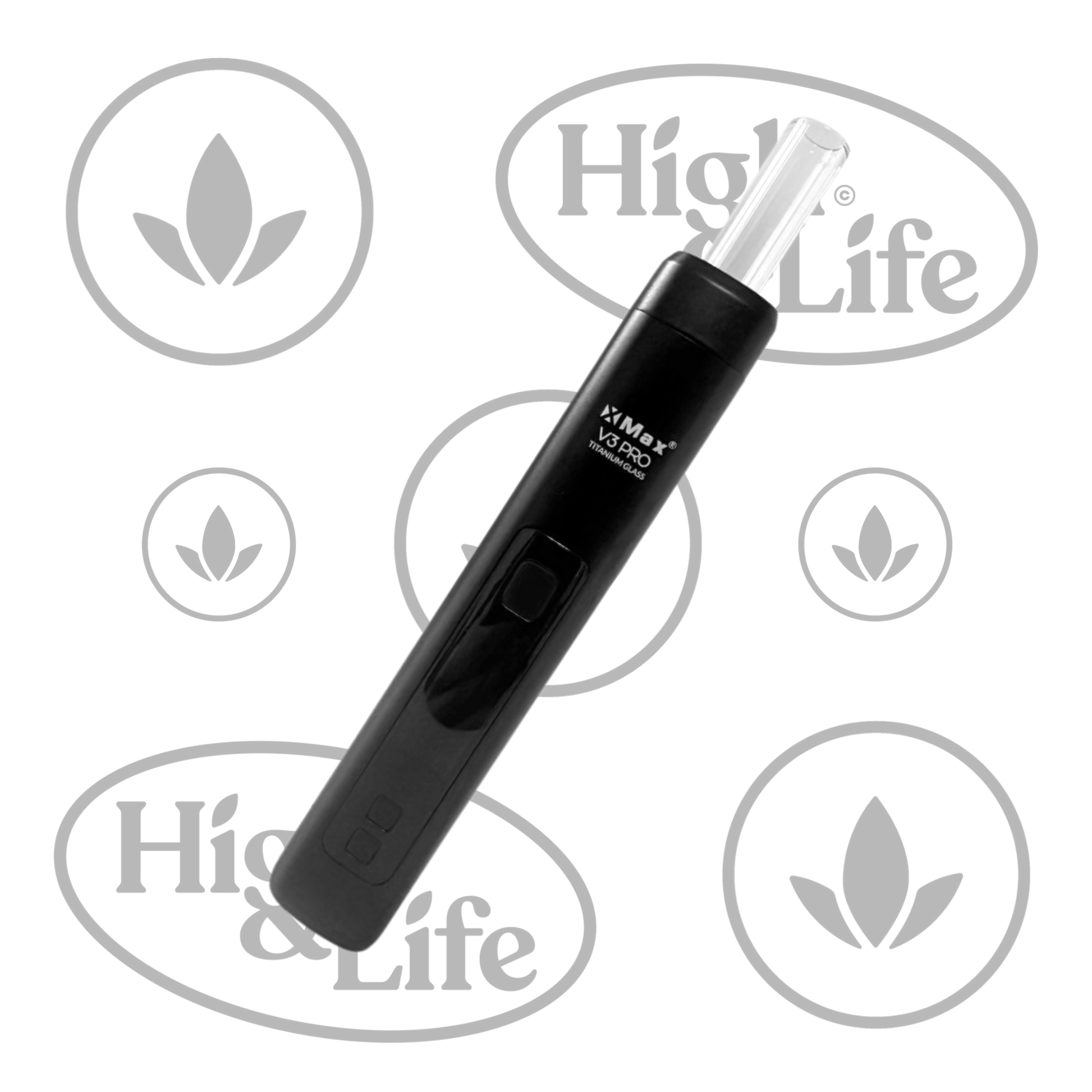 Osta V3 Pro Titanium Glass -vaporisaattorit High & Life Storesta